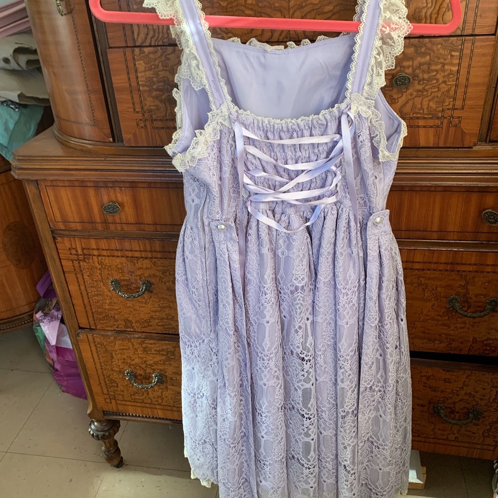 Angelic pretty Lolita Lavender Lace jsk - Picture 8 of 9